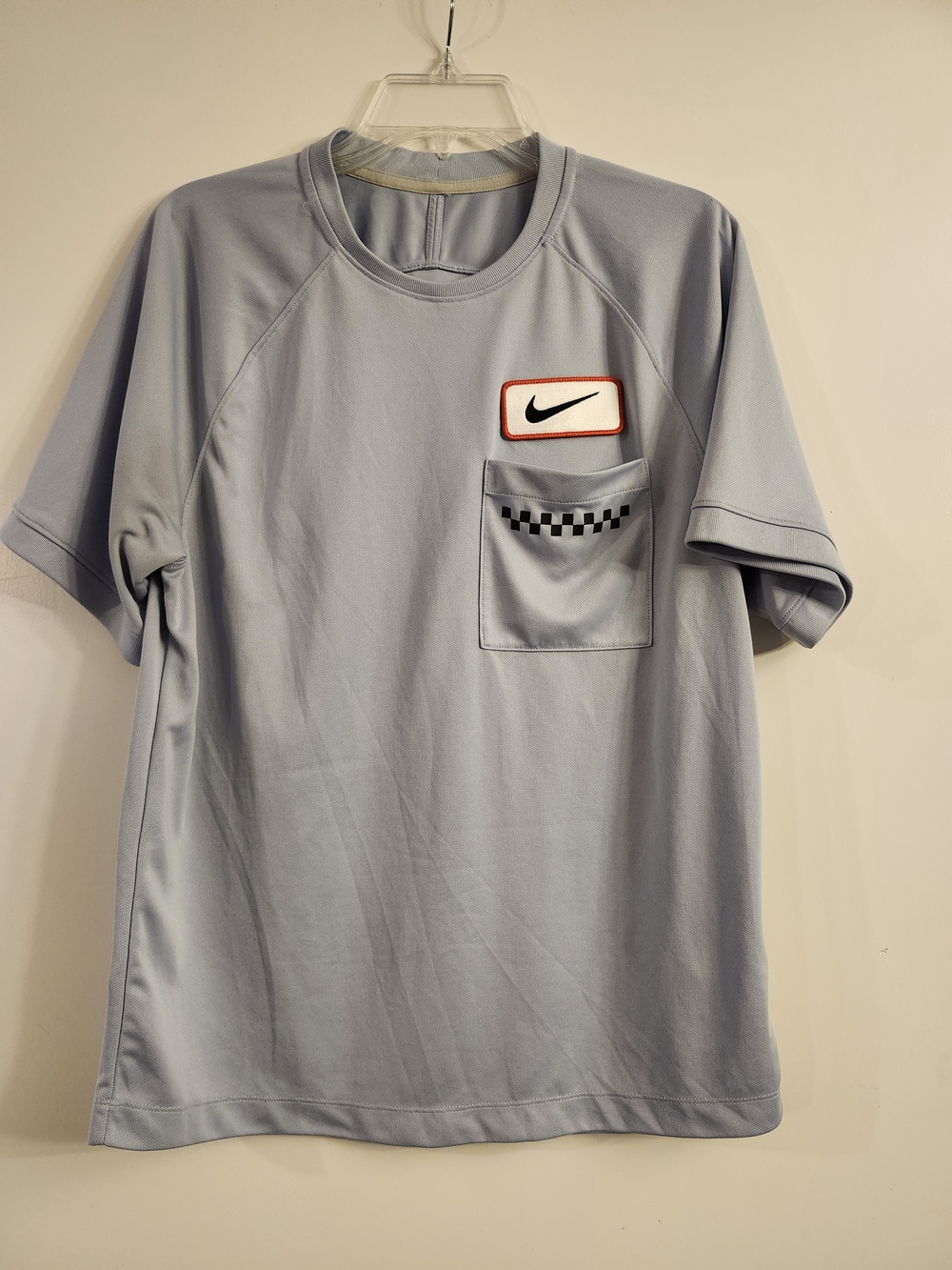 Nike Men’s Light Blue Short-Sleeve Pocket Tee